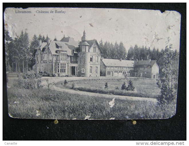 C.o-n° 11 /  Libramont-Chevigny /  Libramont Château De Ronfay /  Circulé 1914 - Libramont-Chevigny