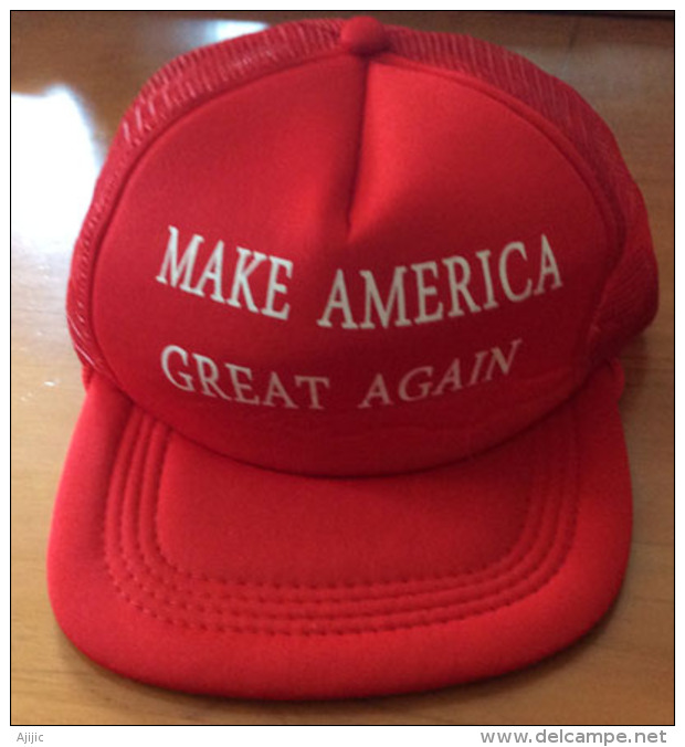 Make America Great Again ! Hat Donald Trump 2016 From Donald Trump FINAL Rally In Grand Rapids, Michigan, Nov.7 / 2016 - Baseball-Caps