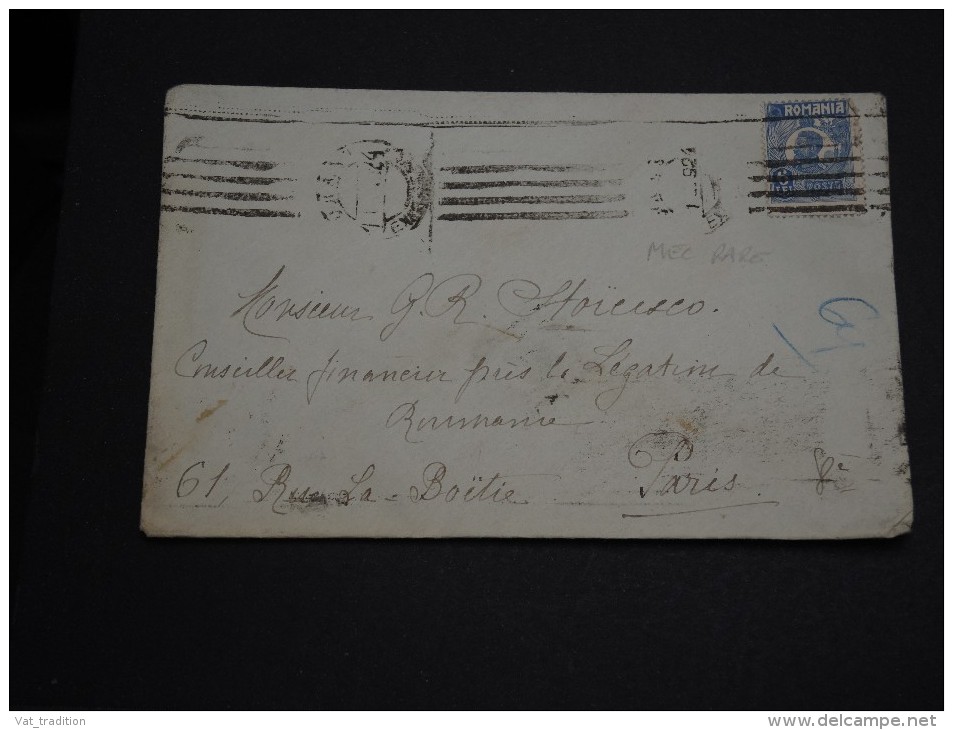 ROUMANIE -.Enveloppe  Pour La France En 1924 - A Voir - L 1010 - Poststempel (Marcophilie)