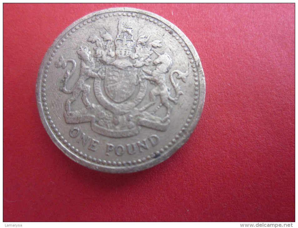 MONNAIE DECIMALE ONE POUND GB UK GREAT BRITAIN ROYAUME UNI ELISABETH II - 1 Pound