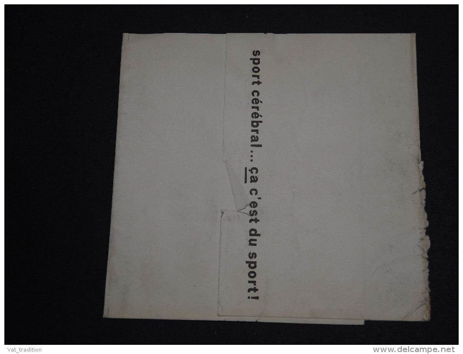 BELGIQUE - Bande Journal Commerciale De Anvers Avec Oblitération Française Sur Préoblitéré En 1965  - A Voir - L 1029 - Typos 1951-80 (Chiffre Sur Lion)