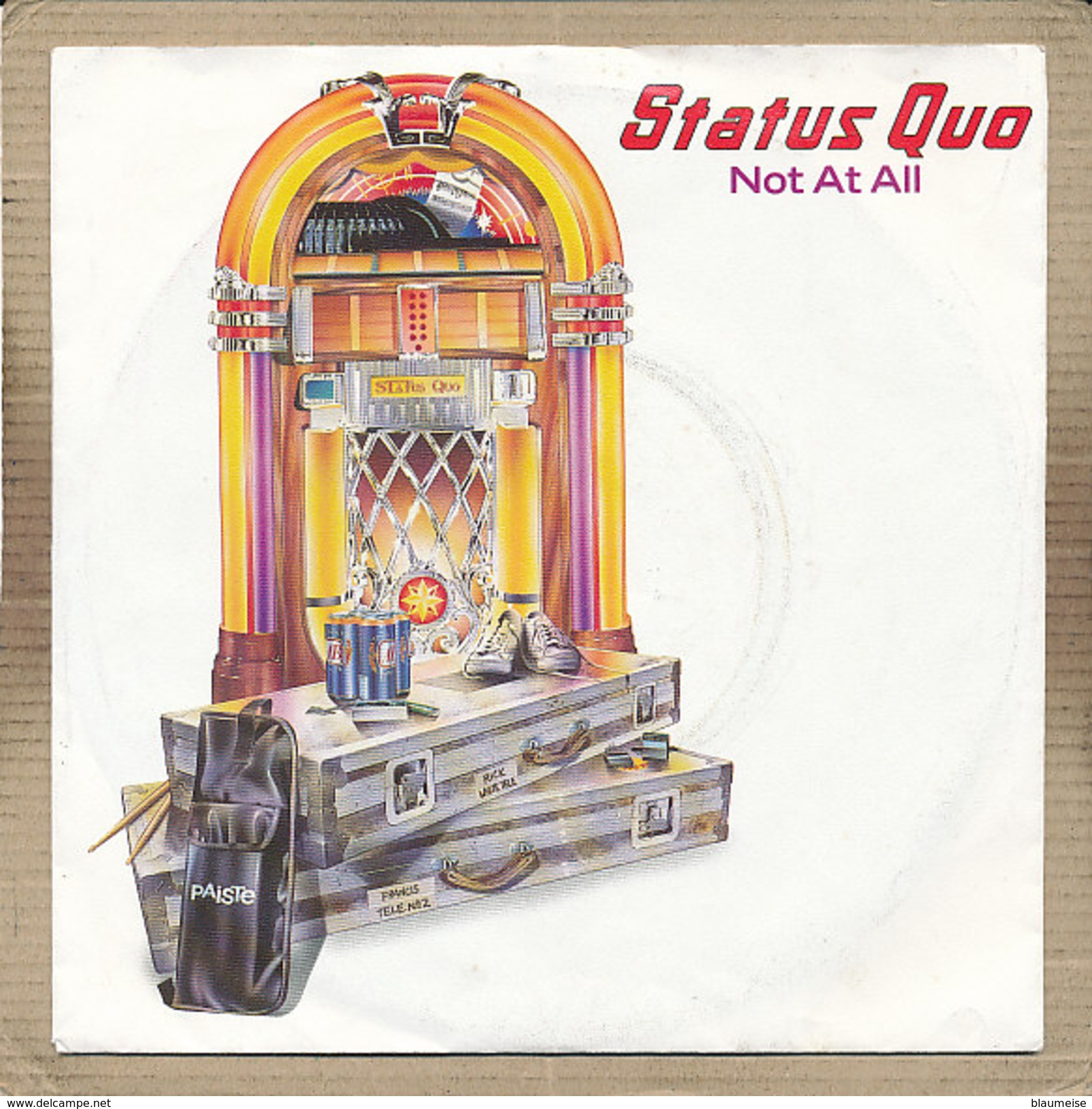 7" Single, Status Quo, Not At All - Rock