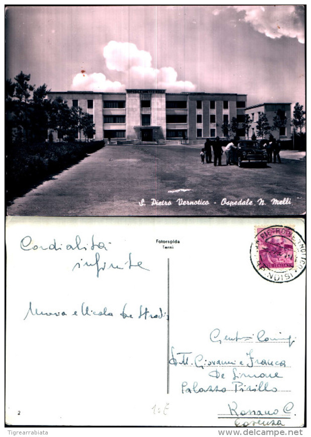 3074a)cartolina-s.pietro Vernotico-ospedalen.melli - Brindisi