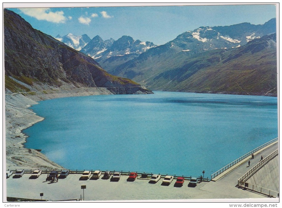 SUISSE,SCHWEIZ,SVIZZERA,HELVETIA,SWISS,SWITZERLAND ,VALAIS,SIERRE,VAL D´ANNIVIERS,LAC MOIRY,BARRAGE,PARKING - Anniviers