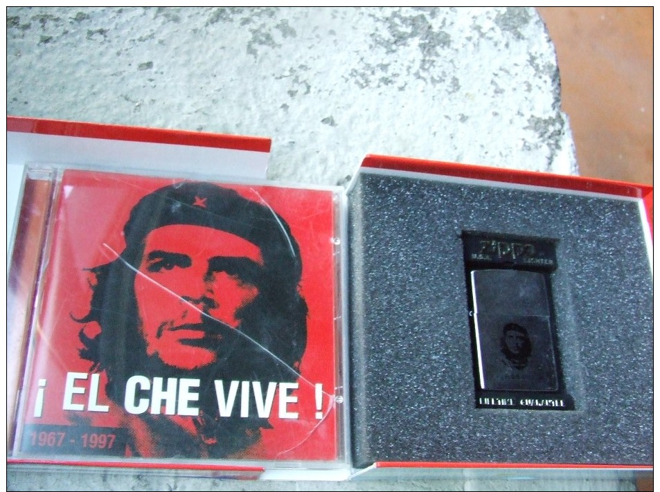 COFRET CD CHANSON CHE GUEVARA + Zippo  Effigie Du Che N° Serie Limitée - Collectors