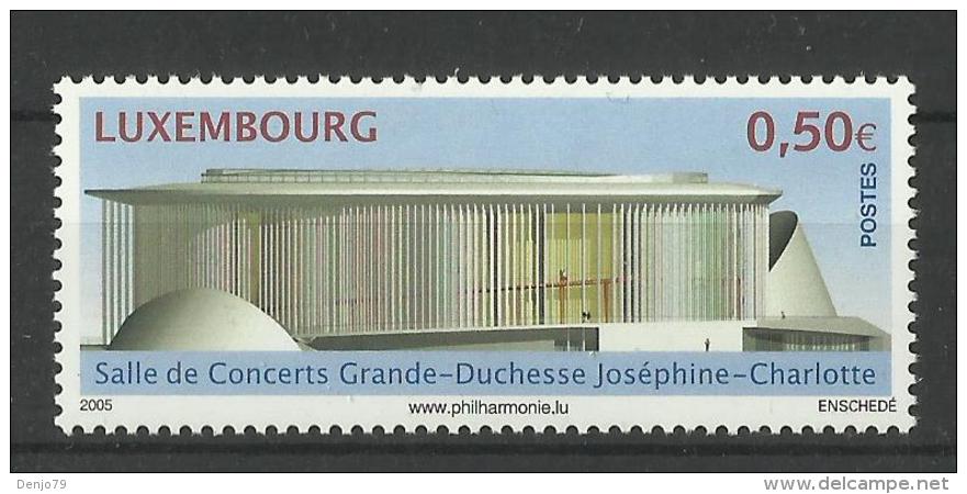 LUXEMBOURG 2005 CONCERT HALL MNH - Neufs