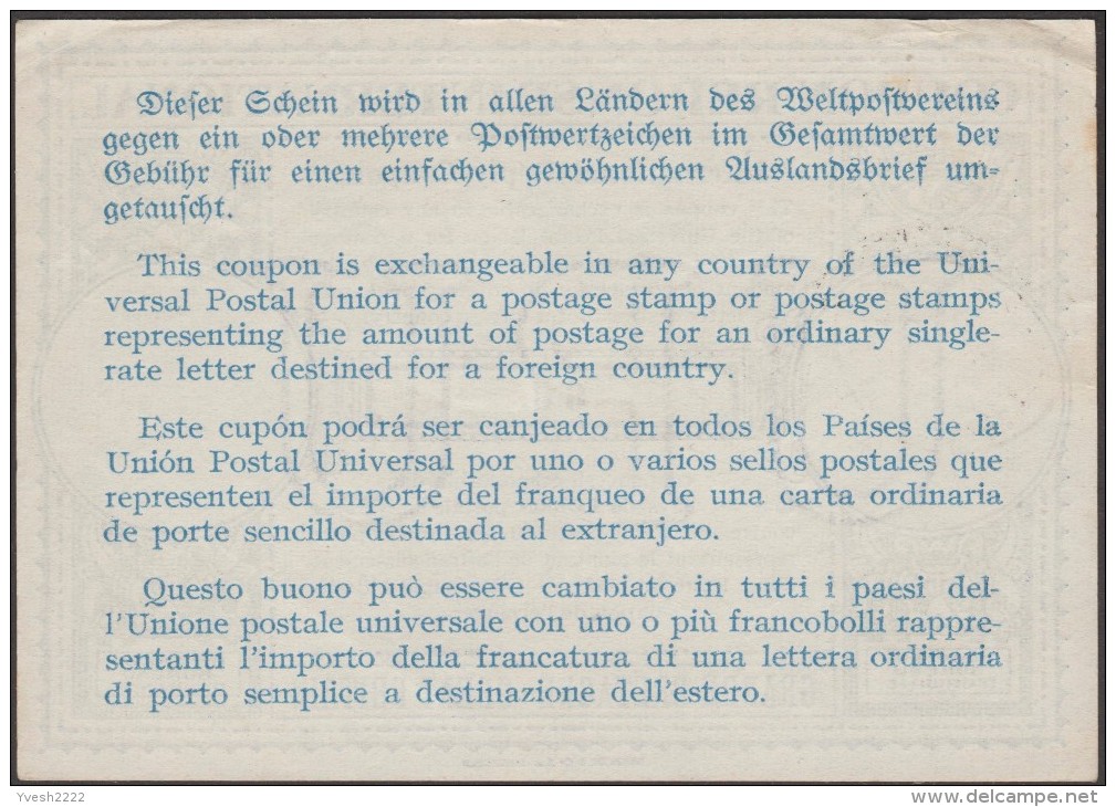 Grande-Bretagne 1947 Et 1950. Deux Coupons-réponse, Respectivement à 6 Et 8 D. Modification Des Langues - Otros & Sin Clasificación
