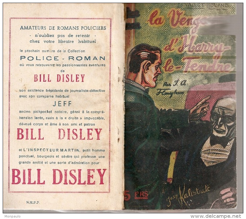 Romans. Policier. J.-A. Flanighiam. La Vengeance D'Harry-le-Tendre (les Aventures De Bill D'ISLEY) (Lutèce) - Lutèce, Ed. De