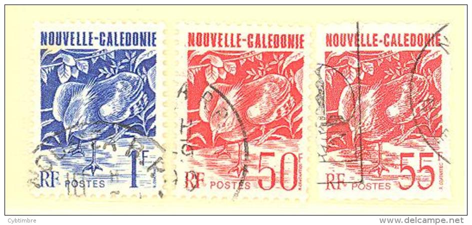 Nouvelle Caledonie:Yvert  N° 588+602+638°; Cagou - Used Stamps