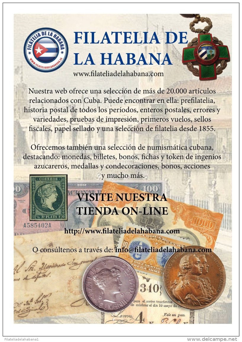 CATALOGO DE AGENTES REENCAMINADORES DE CUBA.  NEW!!!!!. CATALOGUE OF CUBAN FORWARDING AGENT. INGLISH- SPANISH
