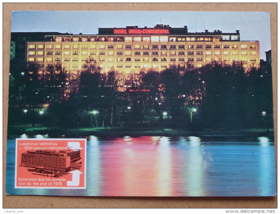 Hotel INTER-CONTINENTAL Helsinki / Anno 1981 ( Zie Foto Voor Details ) !! - Finlande