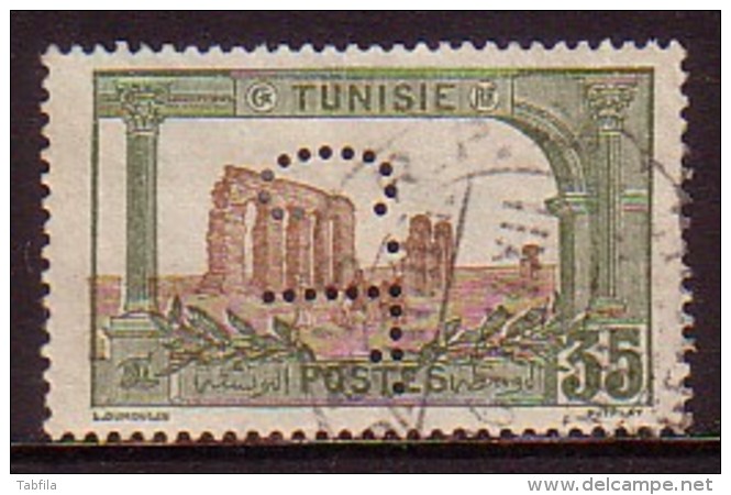 TUNISIE - Perfore - Perfins