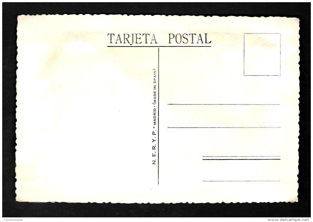 [DC3139] CPA - RICAMATA CORRIDA SPAGNA ESPAGNA RILIEVO FIRMATA ELSI GUMIER - Non Viaggiata - Old Postcard - Ricamate