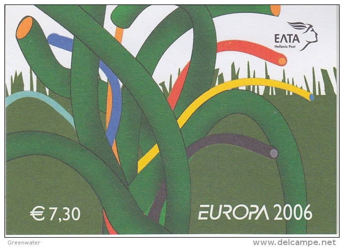 Europa Cept  2006 Greece Booklet ** Mnh (31539) @ Face Value - 2006