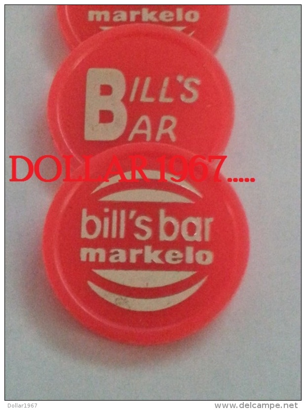 4 X Tokens Consumptiemunt Bill's Bar Uit Markelo  - Netherlands - Other & Unclassified