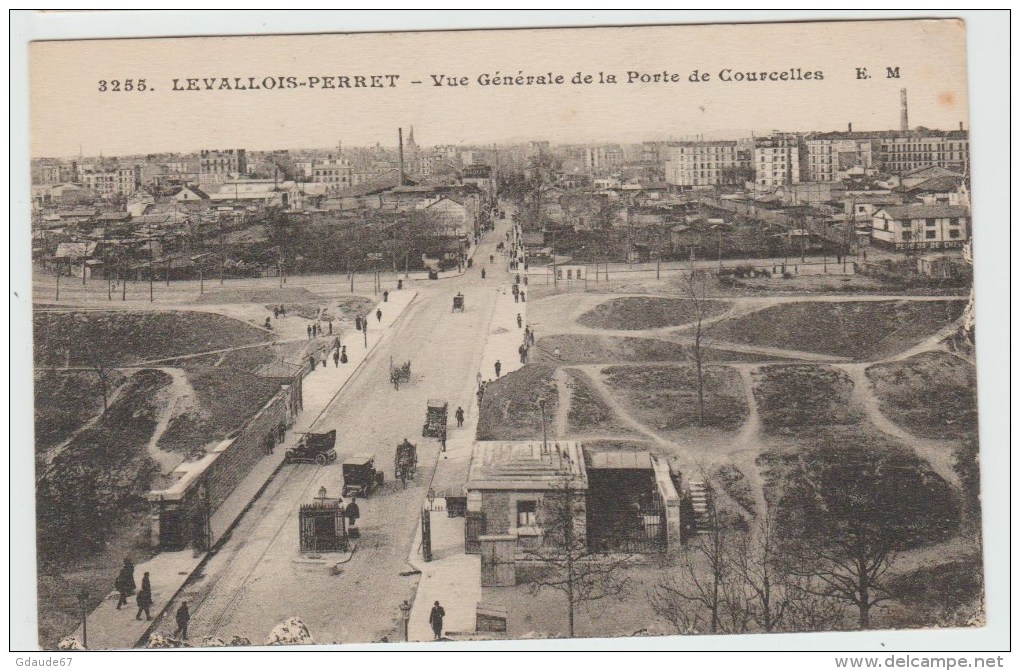 LEVALLOIS PERRET (92) - VUE GENERALE DE LA PORTE DE COURCELLES - Levallois Perret