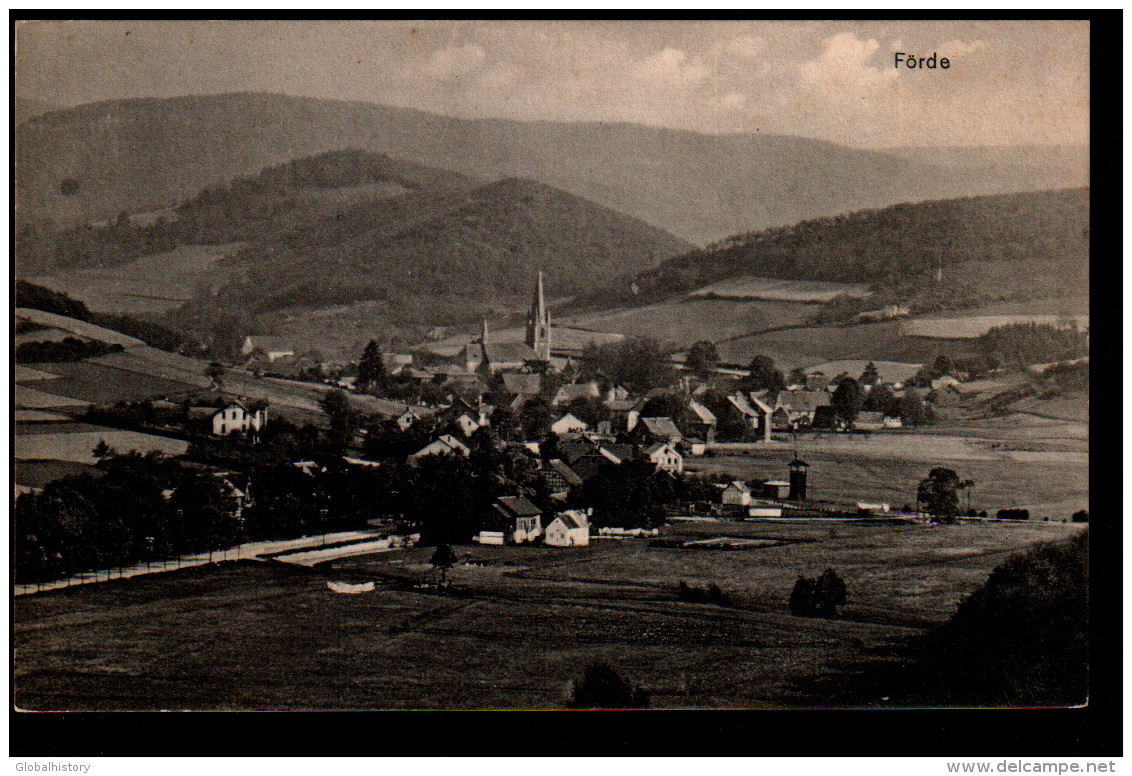 DC1908 - NORWAY - FÖRDE - PANORAMA VIEW - Noruega