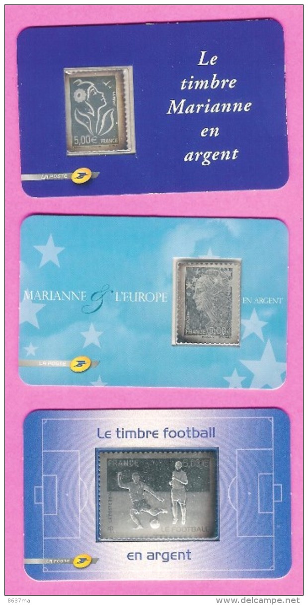 Timbres Argent Sous Blister-3925-4242-AA430 - Nuovi