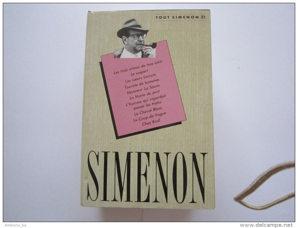 Simenon - Tome 21 - Edition France Loisir 1992 - Belgische Schrijvers