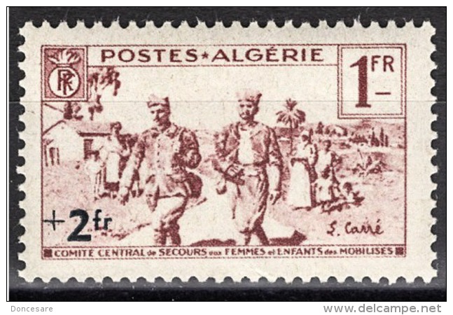 ALGERIE 1939 - Y.T. N° 160  - NEUFS** - A2 - Neufs