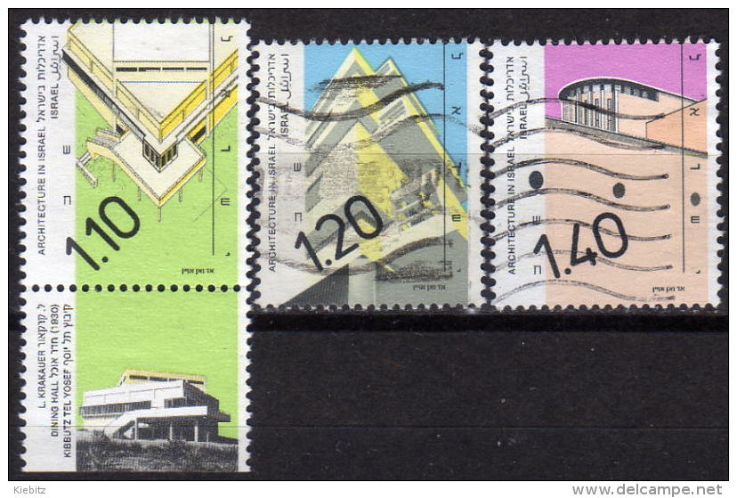 ISRAEL 1990 - MiNr: 1174+1175+1187  Used - Gebraucht (ohne Tabs)