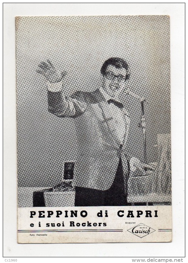 Italia - Deplians Pubblicitario Peppino Di Capri E I Suoi Rockers - (FDC22866) - Foto