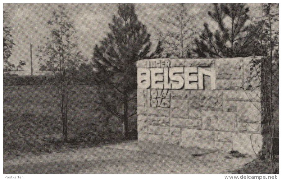 ÄLTERE POSTKARTE GEDENKSTÄTTE BERGEN-BELSEN Denkmal Monument Postcard Ansichtskarte Cpa AK - Bergen