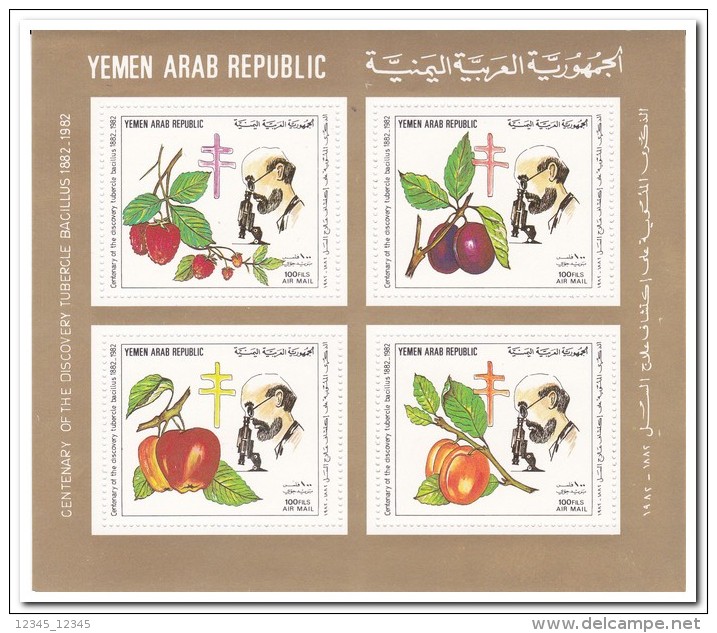 Yemen 1982, Postfris MNH, Fruit - Yemen