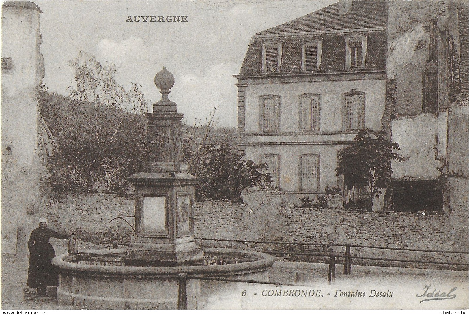 COMBRONDE PUY DE DOME 6 FONTAINE DESAIX ECRITE DOS VERT - Combronde