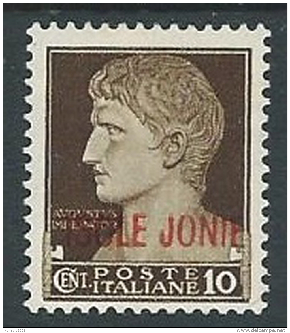 1941 ISOLE JONIE EFFIGIE 10 CENT MH * - M25-9 - Îles Ioniennes