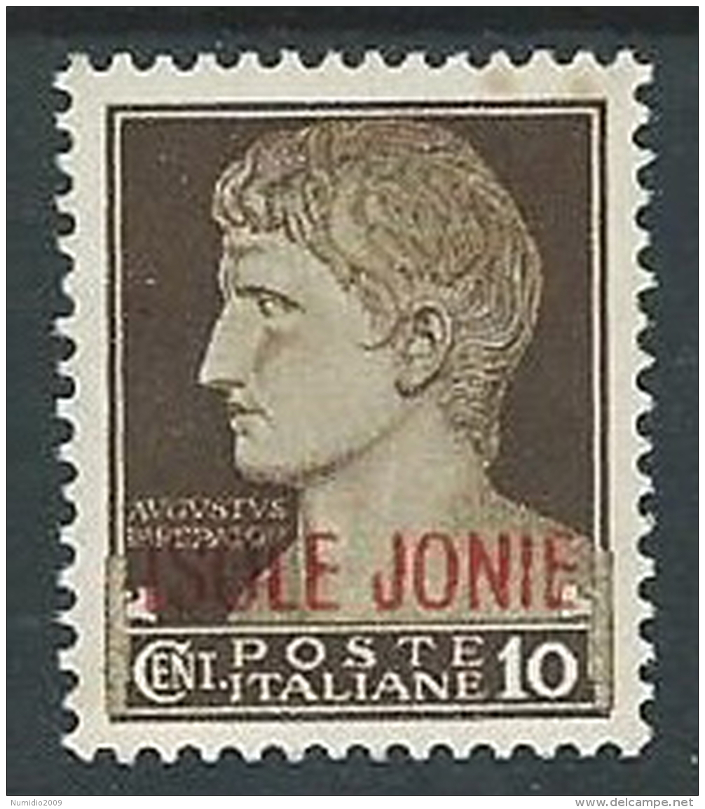 1941 ISOLE JONIE EFFIGIE 10 CENT MH * - M25-8 - Ionische Eilanden