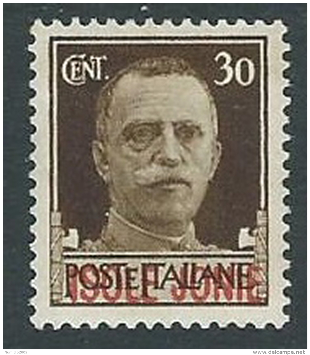 1941 ISOLE JONIE EFFIGIE 30 CENT MH * - M25-9 - Ionische Eilanden