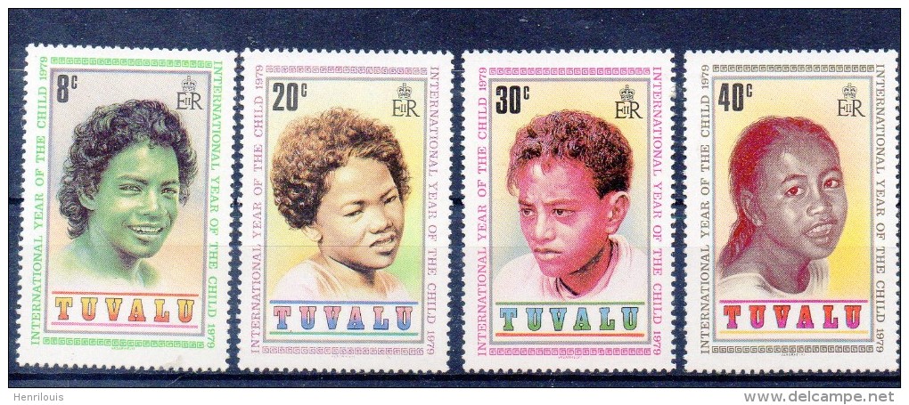 TUVALU Timbres Neufs ** De1978 / 1980   ( Ref 3692 ) Voir 3 Scans- Fleurs- Coquillages - Tuvalu