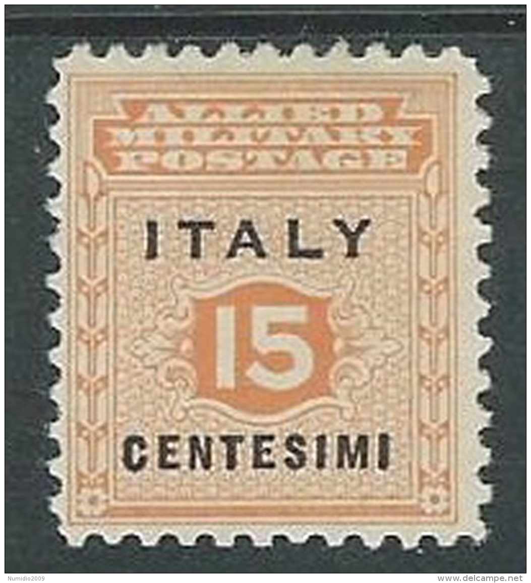 1943 OCCUPAZIONE ANGLO AMERICANA SICILIA 15 CENT MH * - M29-4 - Occ. Anglo-américaine: Sicile