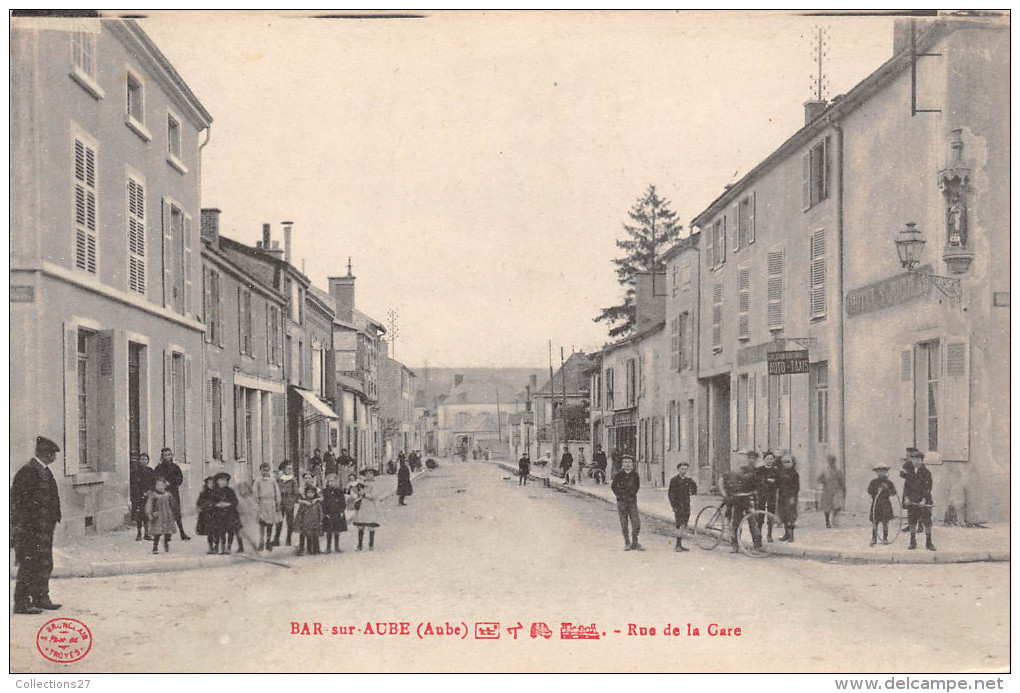 10-BAR-SUR-AUBE- RUE DE LA GARE - Bar-sur-Aube