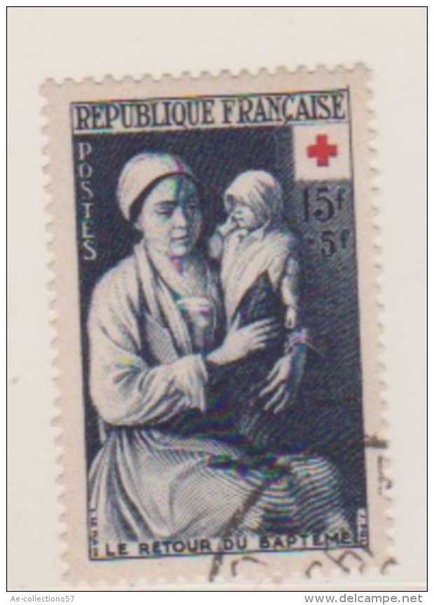 Croix Rouge / N 967 / 15 Francs + 5 Francs Bleu / Oblitéré / Côte 12 € - Used Stamps