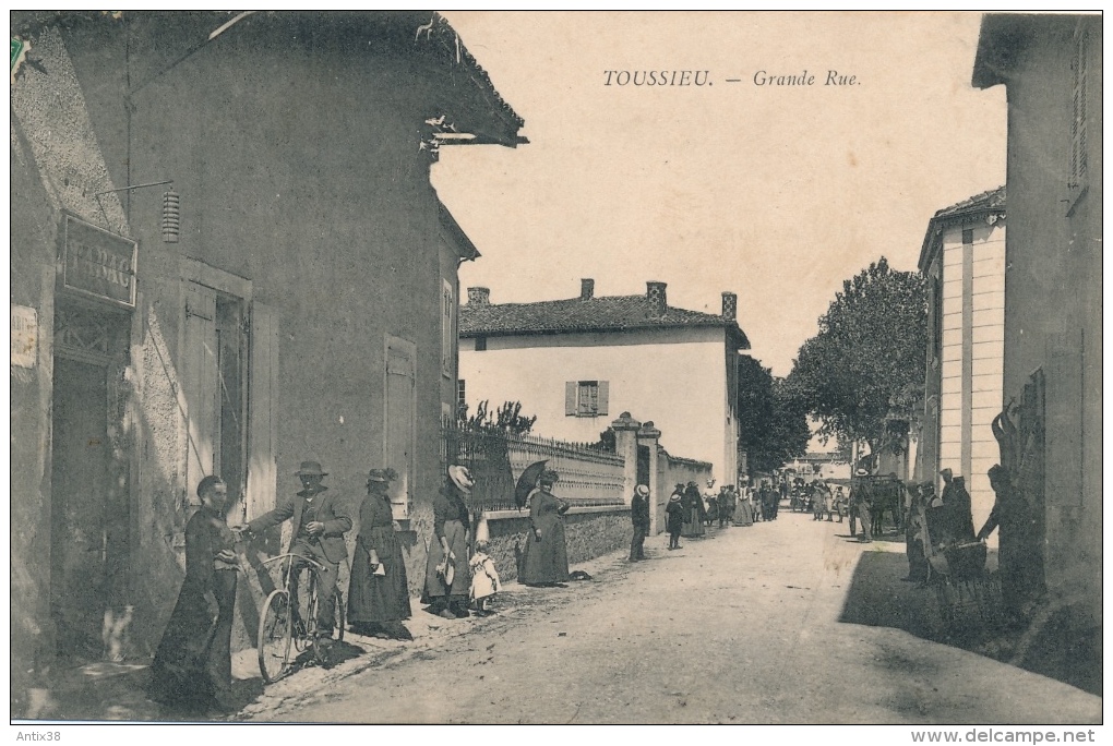 38 - TOUSSIEU - Isère - Grande Rue - Grenoble
