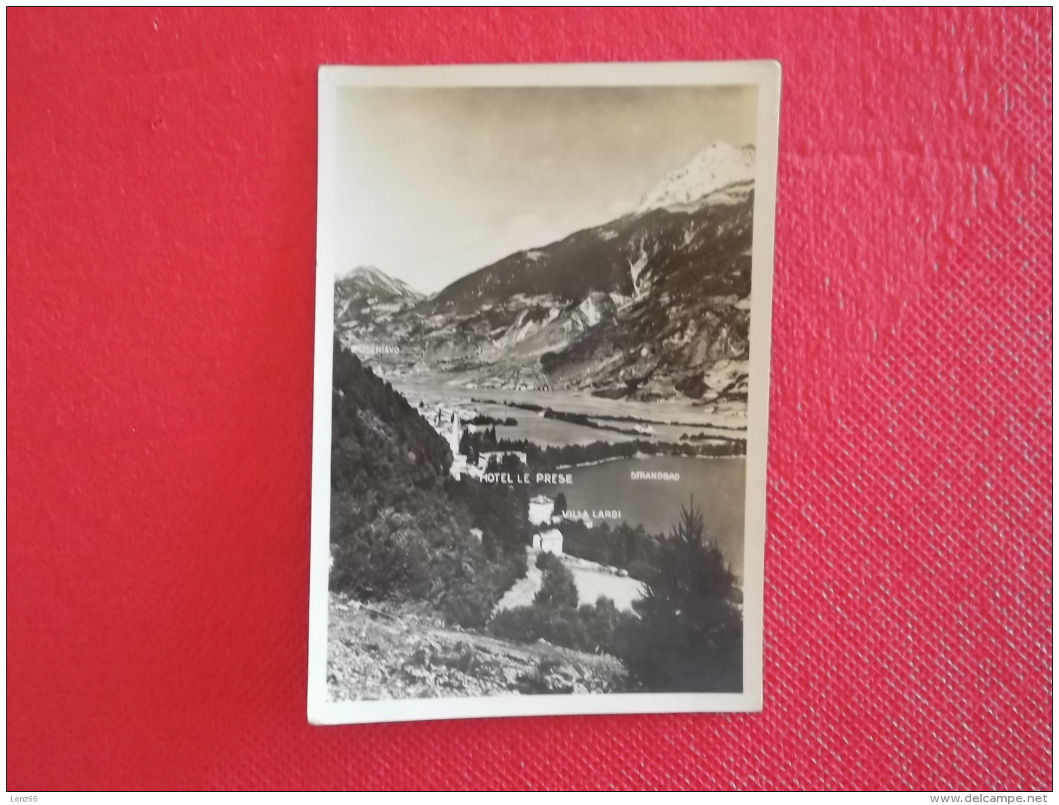 Poschiavo Hotel Le Prese 1938 Spedita A Treviglio - Poschiavo