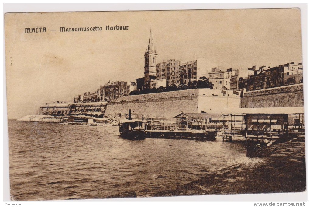 MALTA,MALTE,MALTAIS,ARCHIPEL DE 8 ILES,MARSAMUSCETTO MARBOUR,CARTE PHOTO - Malte