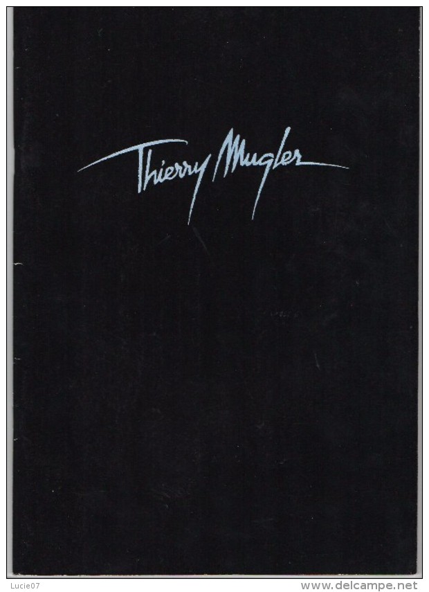 Catalogue 1997    Thierry MUGLER      MODE PARFUMS  SACS BIJOUX - Libri