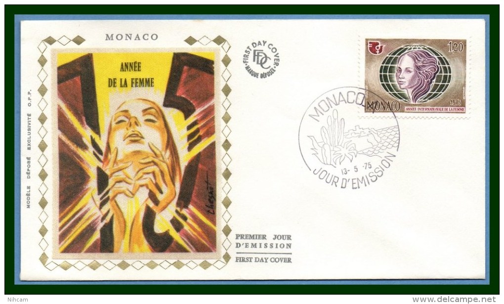 Monaco FDC N° 1017  Année De La Femme 1975 - FDC