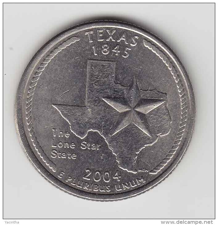 @Y@  USA   1/4 Dollar  Quarter   2004     (3000)  Texas - 1999-2009: State Quarters
