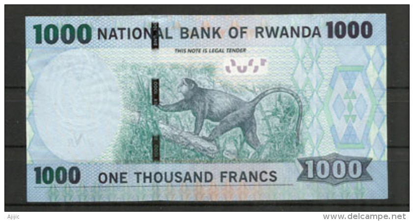 RWANDA.  1000 Francs Rwandais, Billet Bon état - Ruanda