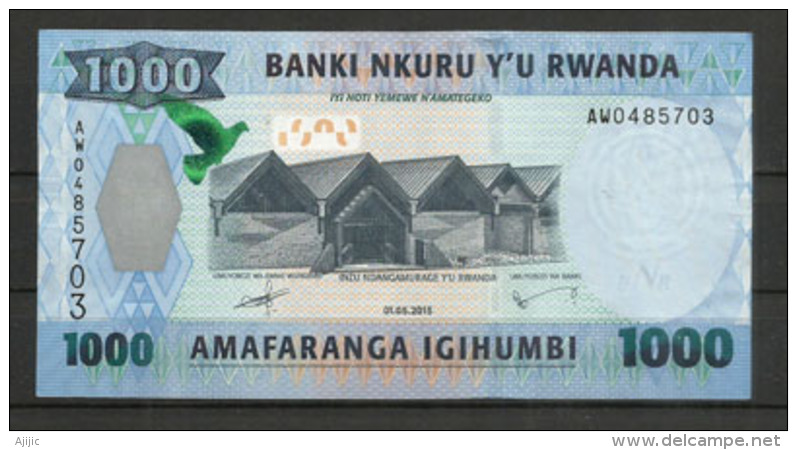 RWANDA.  1000 Francs Rwandais, Billet Bon état - Ruanda