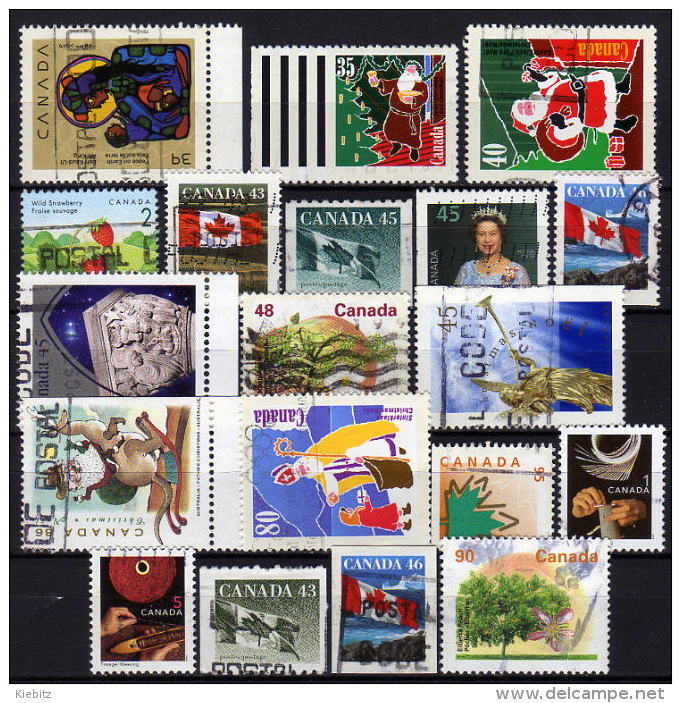 KANADA 1990-1999 - Lot 19 Verschiedene Used - Gebraucht