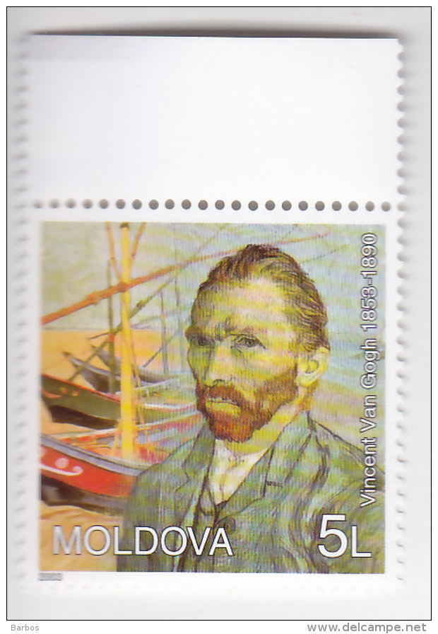 Moldova  , Moldavie  ; Moldau  ;  Moldawien ; 2003 ;  Paintre ;  Van Gogh ; MNH - Moldova