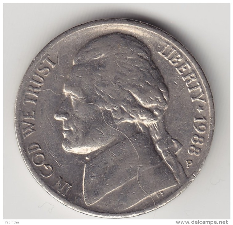 @Y@  USA   5 Cents  Dime    1988    (3005) - Zonder Classificatie