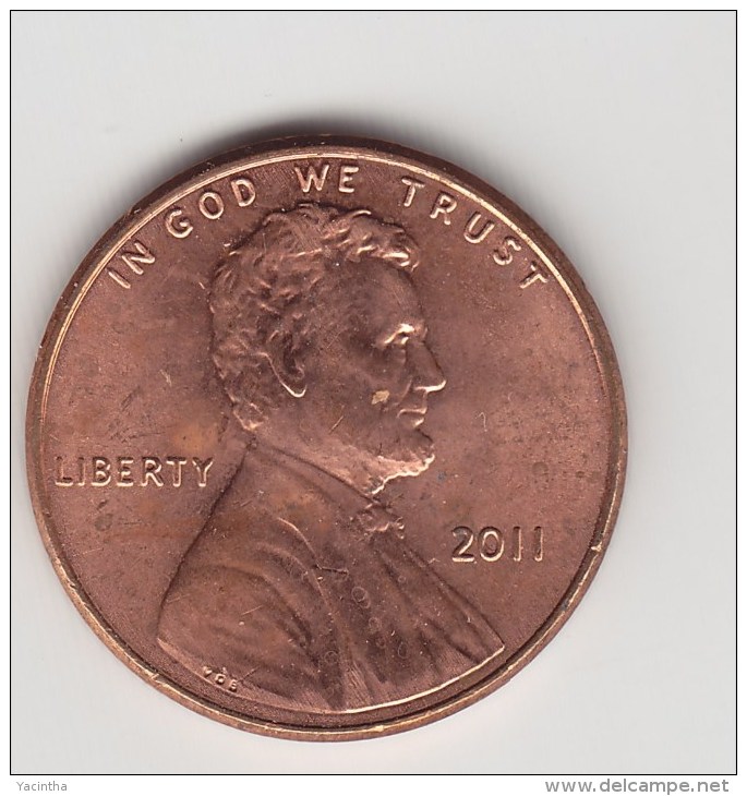 @Y@  USA   One  Cents   2011    (3019) - 1959-…: Lincoln, Memorial Reverse