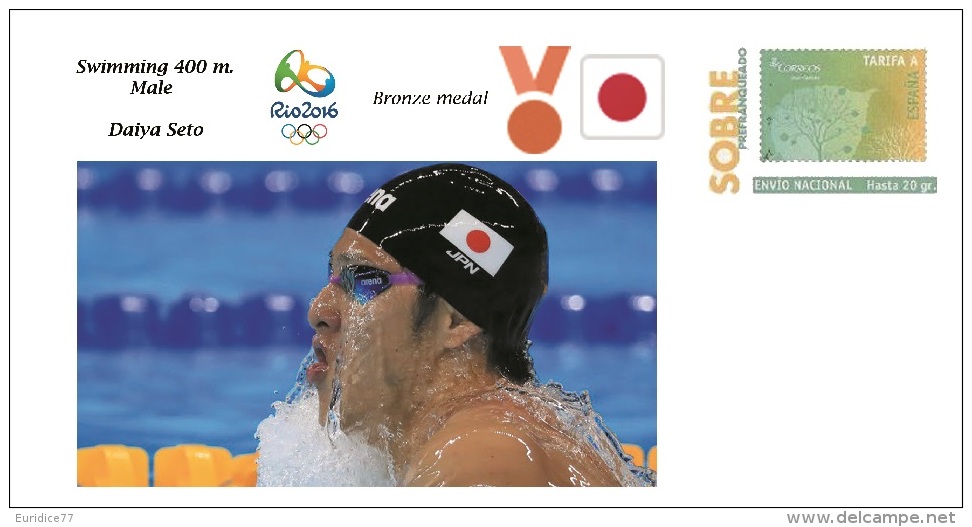 Spain 2016 - Olympic Games Rio 2016 - Bronze Medal Swimming 400 Male Japon Cover - Otros & Sin Clasificación