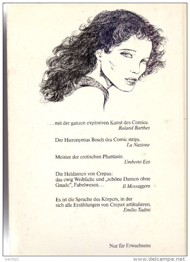 COMIC - EMMANUELLE, Guido Crepax, 1980 Bahia Verlag, 142 Seiten, Einbandecken Min Berieben, Inhalt Sehr Erhalten - Sonstige & Ohne Zuordnung